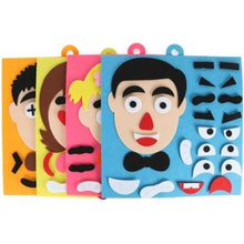 将图片加载到图库查看器,Children Learning Funny Set Kid DIY Toys Emotion Change Puzzle Toys Baby Creative Facial Expression Improve Hands-on Ability Toy